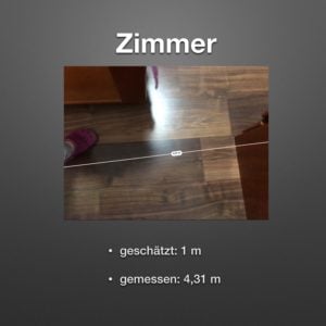 Längenmaße und Distanzen im edu-iPad Unterricht