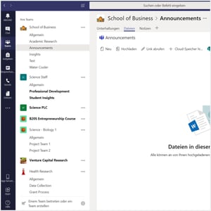 Microsoft Teams im Unterricht bei ACP eduWERK