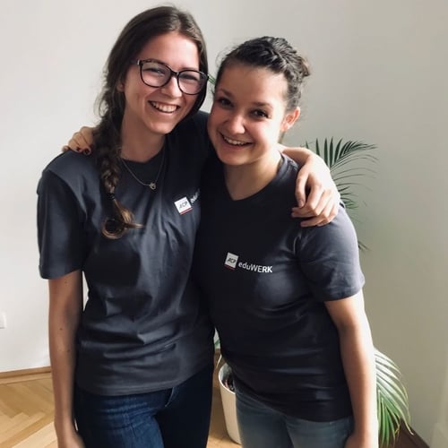 Julia und Maggy vom ACP eduWERK Team