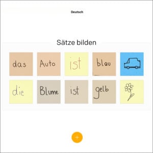 Post-it Plus im Deutsch-Unterricht am EDU-iPad