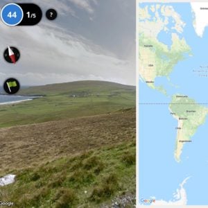 Geografie-Lernspiel GeoGuessr am edu-iPad