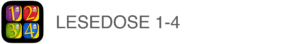 App Lesedose 1-4 Icon Text
