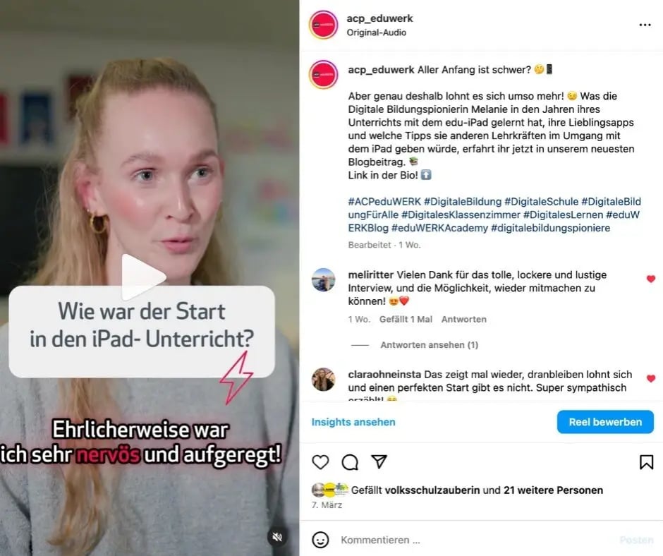 eduWERK_Volksschule-iPad-Lehrkräfte-Interview-Melanie
