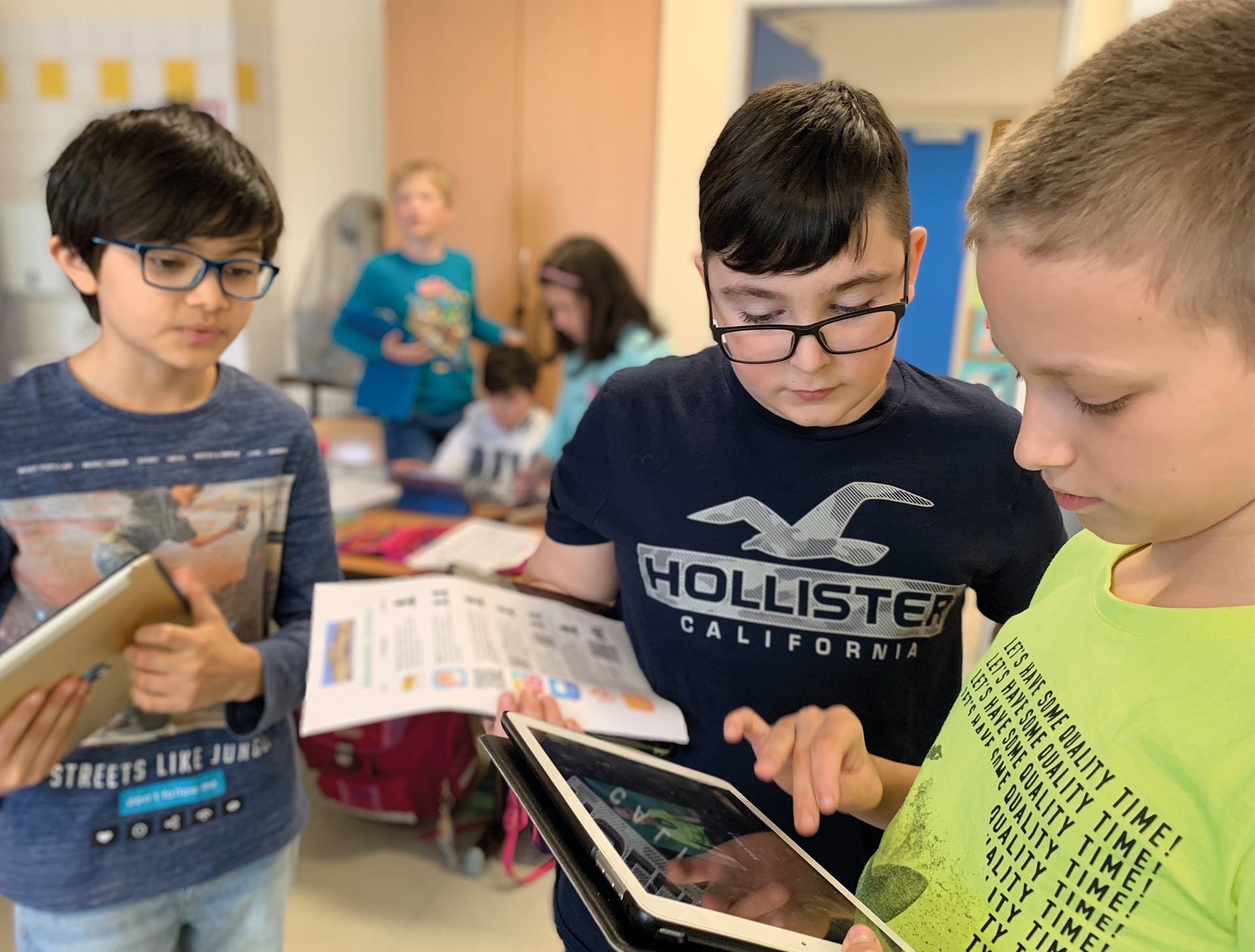 Stationenbetrieb im edu-iPad Unterricht